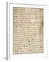 Manuscript Page of Article by Karl Marx-null-Framed Giclee Print