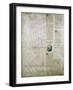 Manuscript Page Showing the Descendants of King Charles V, Charles VI and Charles VII, France-null-Framed Giclee Print