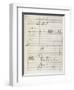 Manuscript Score for King David-Arthur Walker Redgate-Framed Giclee Print