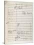 Manuscript Score for King David-Arthur Walker Redgate-Stretched Canvas