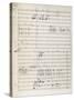 Manuscript Score for King David-Arthur Walker Redgate-Stretched Canvas