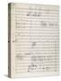 Manuscript Score for King David-Arthur Walker Redgate-Stretched Canvas