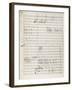 Manuscript Score for King David-Arthur Walker Redgate-Framed Giclee Print