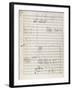 Manuscript Score for King David-Arthur Walker Redgate-Framed Giclee Print