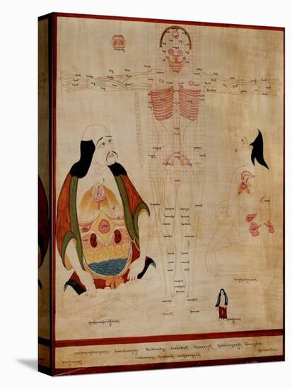 Manuscript Showing the Meridian Points-null-Stretched Canvas