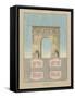 Manuscrit et description graphique de l'Arc de triomphe de l'Etoile-Jules-Denis Thierry-Framed Stretched Canvas