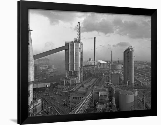 Manvers Coal Processing Plant, Wath Upon Dearne, Near Rotherham, South Yorkshire, February 1957-Michael Walters-Framed Premium Photographic Print