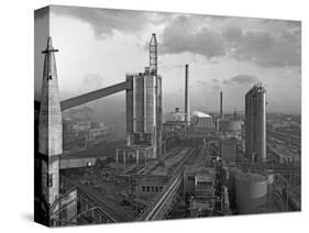 Manvers Coal Processing Plant, Wath Upon Dearne, Near Rotherham, South Yorkshire, February 1957-Michael Walters-Stretched Canvas