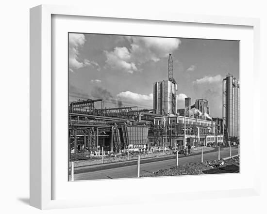 Manvers Coal Processing Plant, Wath Upon Dearne, Near Rotherham, South Yorkshire, February 1957-Michael Walters-Framed Photographic Print