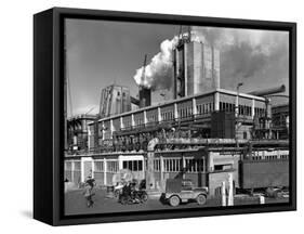 Manvers Coal Processing Plant, Wath Upon Dearne, Near Rotherham, South Yorkshire, January 1957-Michael Walters-Framed Stretched Canvas