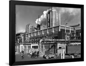 Manvers Coal Processing Plant, Wath Upon Dearne, Near Rotherham, South Yorkshire, January 1957-Michael Walters-Framed Photographic Print