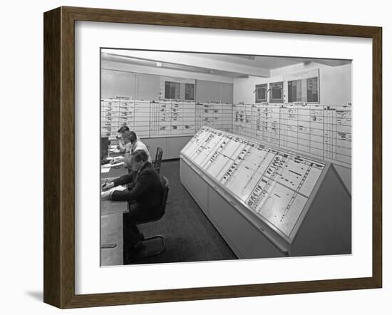 Manvers Main Colliery, Wath Upon Dearne, Near Rotherham, South Yorkshire, October 1965-Michael Walters-Framed Photographic Print