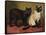 Manx and Siamese Cats-W. Luker-Framed Stretched Canvas