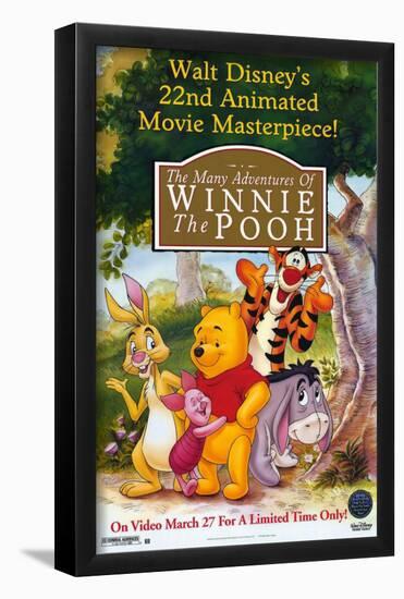 Many Adventures of Winnie the Pooh-null-Framed Standard Poster