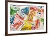 Many Different Euro Bills-ginasanders-Framed Photographic Print