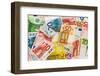 Many Different Euro Bills-ginasanders-Framed Photographic Print