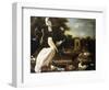 Many Different Types of Birds at a Pool in a Park-Melchior de Hondecoeter-Framed Giclee Print