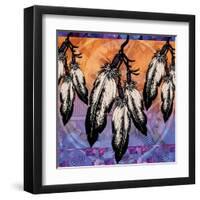 Many Feathers-Bee Sturgis-Framed Art Print