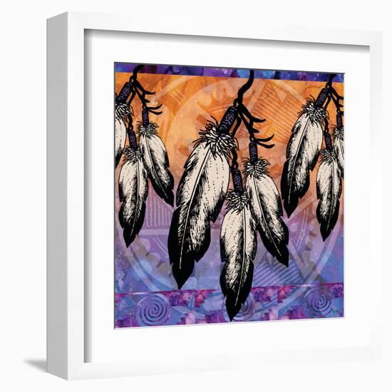 Many Feathers-Bee Sturgis-Framed Art Print