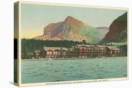 Many Glacier Hotel, Glacier Park, Montana-null-Stretched Canvas