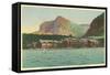 Many Glacier Hotel, Glacier Park, Montana-null-Framed Stretched Canvas