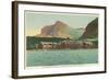 Many Glacier Hotel, Glacier Park, Montana-null-Framed Art Print