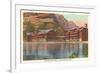 Many Glacier Hotel, Glacier Park, Montana-null-Framed Art Print