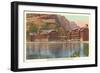 Many Glacier Hotel, Glacier Park, Montana-null-Framed Art Print