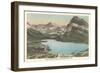 Many Glacier Region, Glacier National Park-null-Framed Art Print