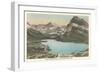 Many Glacier Region, Glacier National Park-null-Framed Art Print