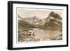 Many Glacier Region-null-Framed Art Print