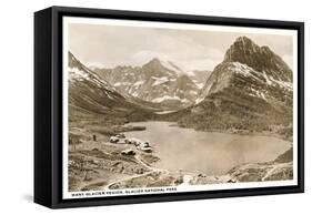 Many Glacier Region-null-Framed Stretched Canvas