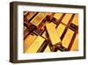 Many Gold Bars or Ingots-null-Framed Art Print