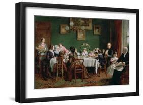 Many Happy Returns of the Day, 1856-William Powell Frith-Framed Giclee Print