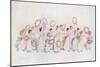 'Many happy returns of the day' by Kate Greenaway-Kate Greenaway-Mounted Giclee Print