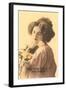 Many Happy Returns of Your Birthday, Victorian Lady-null-Framed Art Print