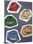 Many Hats-Clayton Rabo-Mounted Giclee Print