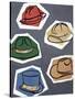 Many Hats-Clayton Rabo-Stretched Canvas