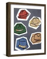Many Hats-Clayton Rabo-Framed Giclee Print
