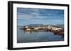 Many Little Boats in the Harbour of Puerto Natales, Patagonia, Chile, South America-Michael Runkel-Framed Photographic Print