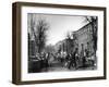 Many Men Hard at Work Paving a Street-George B^ Brainerd-Framed Photographic Print