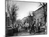Many Men Hard at Work Paving a Street-George B^ Brainerd-Mounted Photographic Print