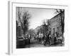 Many Men Hard at Work Paving a Street-George B^ Brainerd-Framed Photographic Print