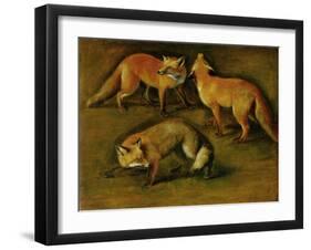 Many of Boels sketches were used in the tapestries woven in Les Gobelins. A fox-Pieter Boel-Framed Giclee Print