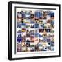 Many Photos of Many Places around the World-olly2-Framed Art Print