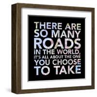 Many Roads-Jace Grey-Framed Art Print