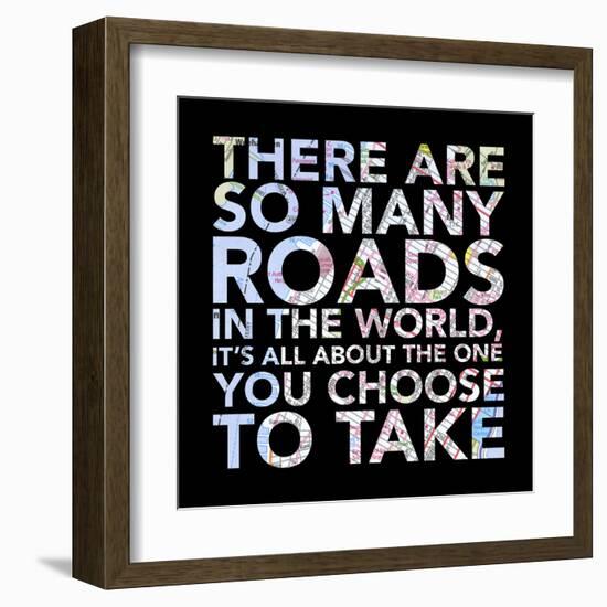 Many Roads-Jace Grey-Framed Art Print