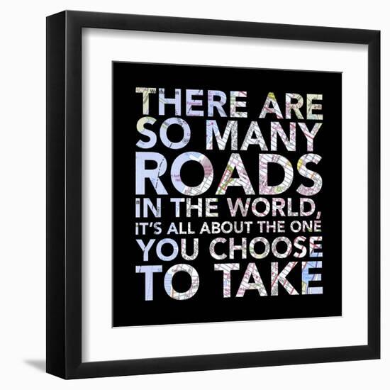 Many Roads-Jace Grey-Framed Art Print