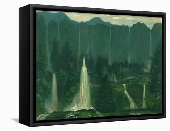 Many Waters (Waterfalls)-Arthur Bowen Davies-Framed Stretched Canvas