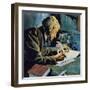 Many Years Later Darwin Wrote His Book the Origin of Species-null-Framed Giclee Print
